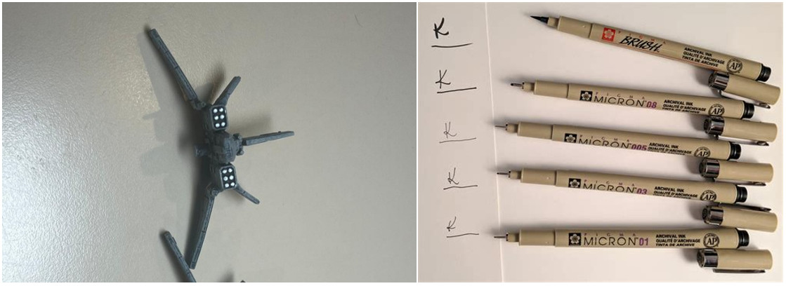 Starwing with missile tubes after paint marker